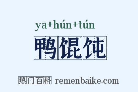 鸭馄饨是什么意思的图片